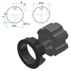 Adaptateurs pour moteurs Ø 45 mm Cherubini