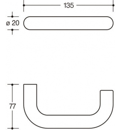 Béquilles doubles nylon Hewi 111FR