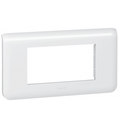 Plaque de finition Blanc horizontale MOSAIC Legrand 78814