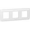 Plaque de finition Blanc horizontale MOSAIC Legrand 78806