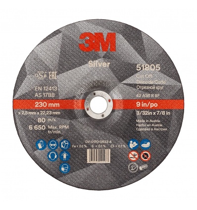 Disque à tronçonner 3M 230 mm