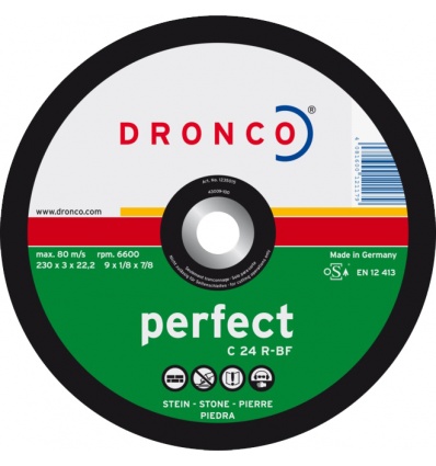 Disque à tronçonner matériaux Dronco C 24 R