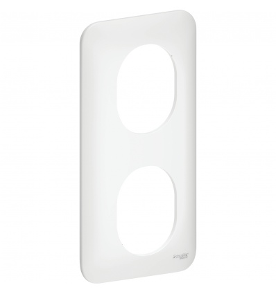 Plaque de finition Blanc OVALIS Schneider Electric S260724