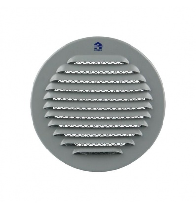 Grille ronde Renson 435R 100 mm aluminium gris