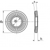 Équerre L pour pose en applique de ventouse EM 3000 H3W