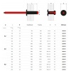 Rivet standard Scellit aluminium acier tête plate RAL9005 ABD