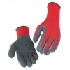 Gants de travail Singer latex gris nylon rouge