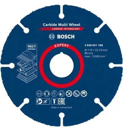 Disque à tronçonner Expert Carbide Multi Wheel Bosch Expert