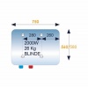 Chauffeeau blindé horizontal sorties bas INITIO Ariston 3000376