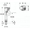 Robinet flotteur Impuls Geberit 281214001