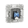 Prise RJ45 ODACE Schneider Electric grade 3 multimédia STP aluminium S530476