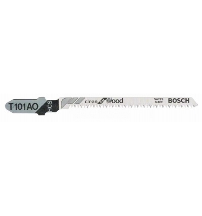 Lame de scie sauteuse Bosch T 101 AO Clean for Wood