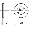 Rondelle plate découpée Acton A4 DIN 125 A