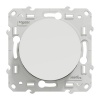 Boutonpoussoir ODACE Schneider Electric lumineux LED bleu 10 A à vis S520276