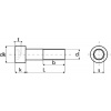 Vis métaux Acton tête cylindrique 6 pans creux inox A2 DIN 912