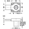 SERRURE EN APPLIQUE SYMO A GAUCHE