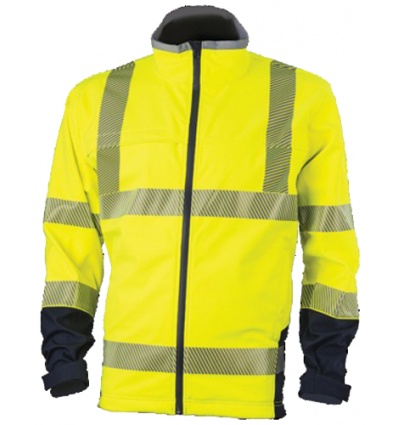 Veste de travail Softshell haute visibilité Coverguard STATION ACCESS