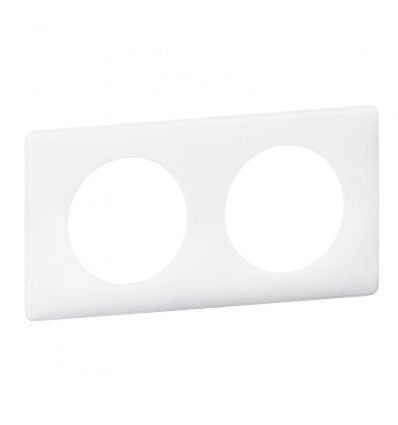 Plaque CELIANE N1 2 postes blanc LEGRAND 068632