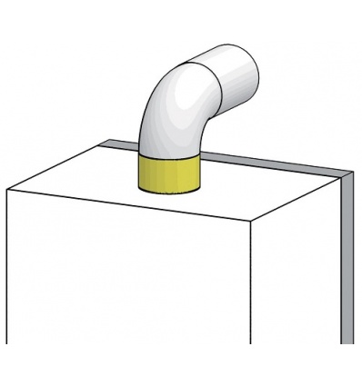 Adaptateur ventouse Chaffoteaux pour remplacement CENTORA NECTRA