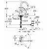 Mitigeur de lavabo Grohe taille L EUROSTYLE Cosmopolitan