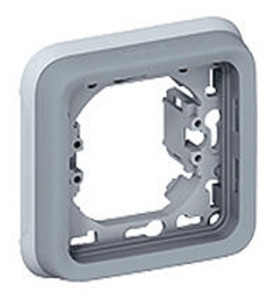 Support plaque étanche PLEXO Legrand composable IP55 gris 069681