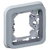 Support plaque étanche PLEXO Legrand composable IP55 gris 069681