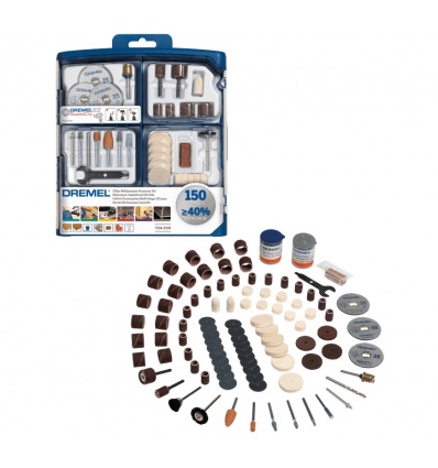 Coffret de 150 accessoires Dremel multiusage 2615S724JA