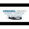 Outil multifonction 8220 45 accessoires Dremel 12 V F0138220JF