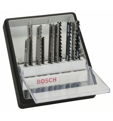 Kit de 10 lames de scie sauteuse Bosch Wood Expert Robust line