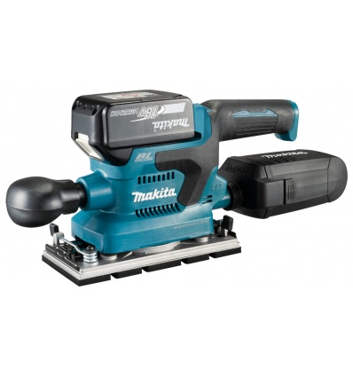 Ponceuse vibrante 18 V Makita BL LXT 93x185 mm 2x5Ah MAKPAC DBO380RTJ