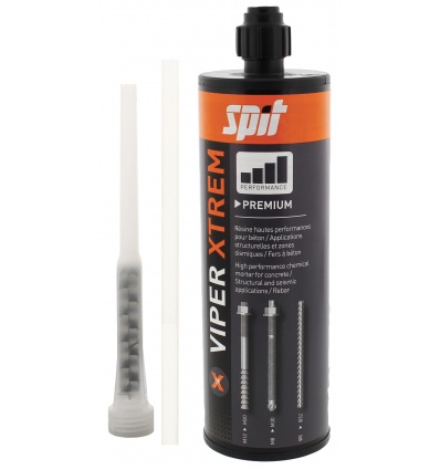 Résine vinylester Spit VIPER XTREM 410 ml buse rall 060188