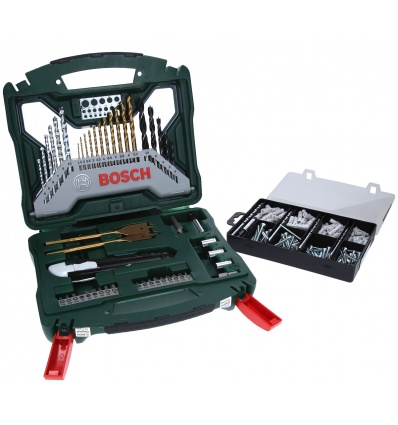 Coffret de 50 accessoires Bosch XLine 50Ti kit de fixation 173 pièces