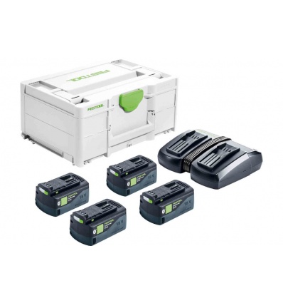 Set énergie 18V Festool SYS 4 x 52 TCL 6 DUO coffret SYSTAINER 3 577136