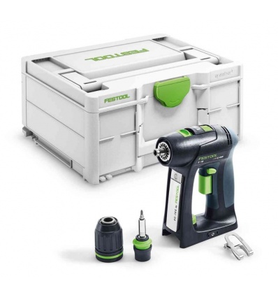 Perceusevisseuse sansfil Festool C 18Basic 18 V sans batterie ni chargeur coffret Systainer Sys3 M