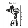 Perceusevisseuse sans fil Bosch GSR 18V110 C 18 V 2 batteries 55 Ah chargeur LBoxx