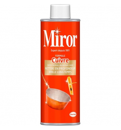 Nettoyant pour métaux jaunes MIROR Cuivre 250ml