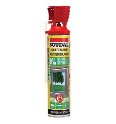 Mousse disolation 0 Soudal PU manuelle GENIUS GUN