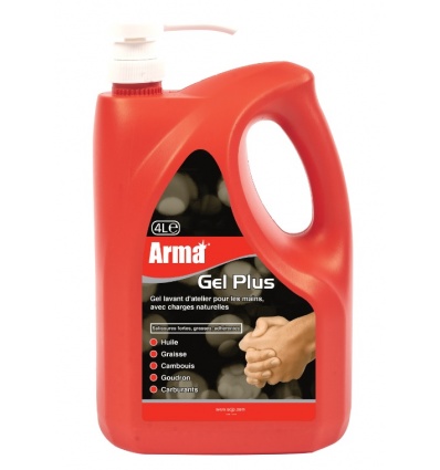 Gel lavant datelier GEL PLUS Arma pour les mains GEL4L