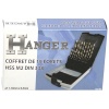 Coffret de 19 forets Hanger HSS taillés meulés