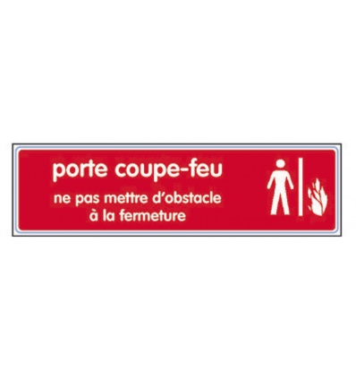 Plaquettes de porte Novap plexiglas