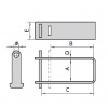 COLLIER DE GRILLE 60X156MM