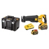 Scie sabre sans fil Dewalt XR FLEXVOLT DCS389X2 54 V 2 batteries 90 Ah chargeur TSTAK