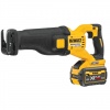 Scie sabre sans fil Dewalt XR FLEXVOLT DCS389X2 54 V 2 batteries 90 Ah chargeur TSTAK