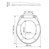 Abattant WC thermosouple LAGUNE Olfa 7LA000101