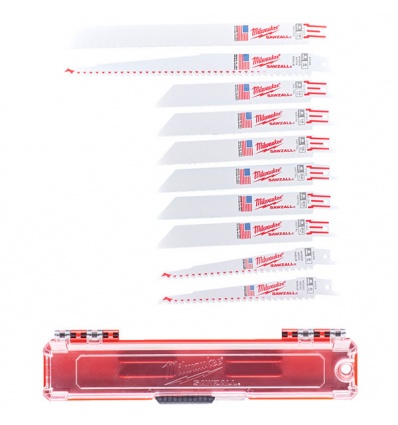 Pack 10 lames pour scie sabre SAWZALL Milwaukee