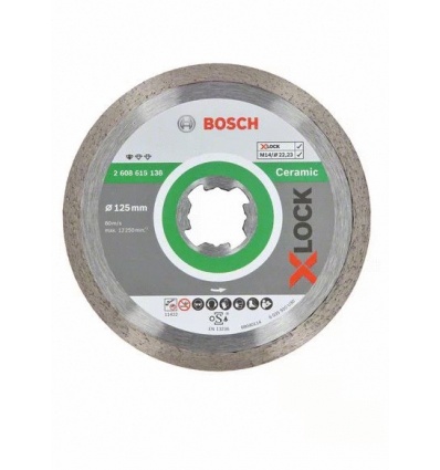 Disques à tronçonner diamantés Bosch XLOCK Standard for Ceramic