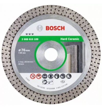 Disque à tronçonner diamanté Bosch Best for Hard Ceramic