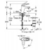 Mitigeur de lavabo Grohe taille S EUROSTYLE