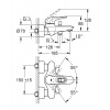 Mitigeur baindouche Grohe EUROSTYLE