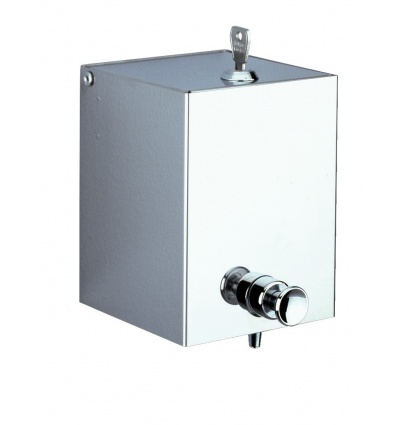 Distributeur de savon liquide Delabie Inox poli brillant 05 L